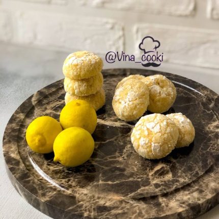 کوکی لیمویی ترک دار